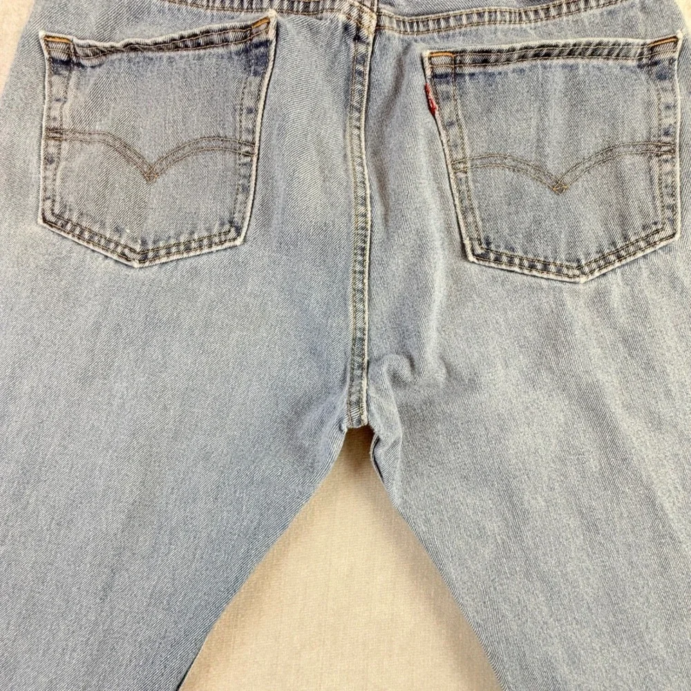 Levi's‎ 505 Regular Fit Light Wash Denim Jeans Mens Size 32x30